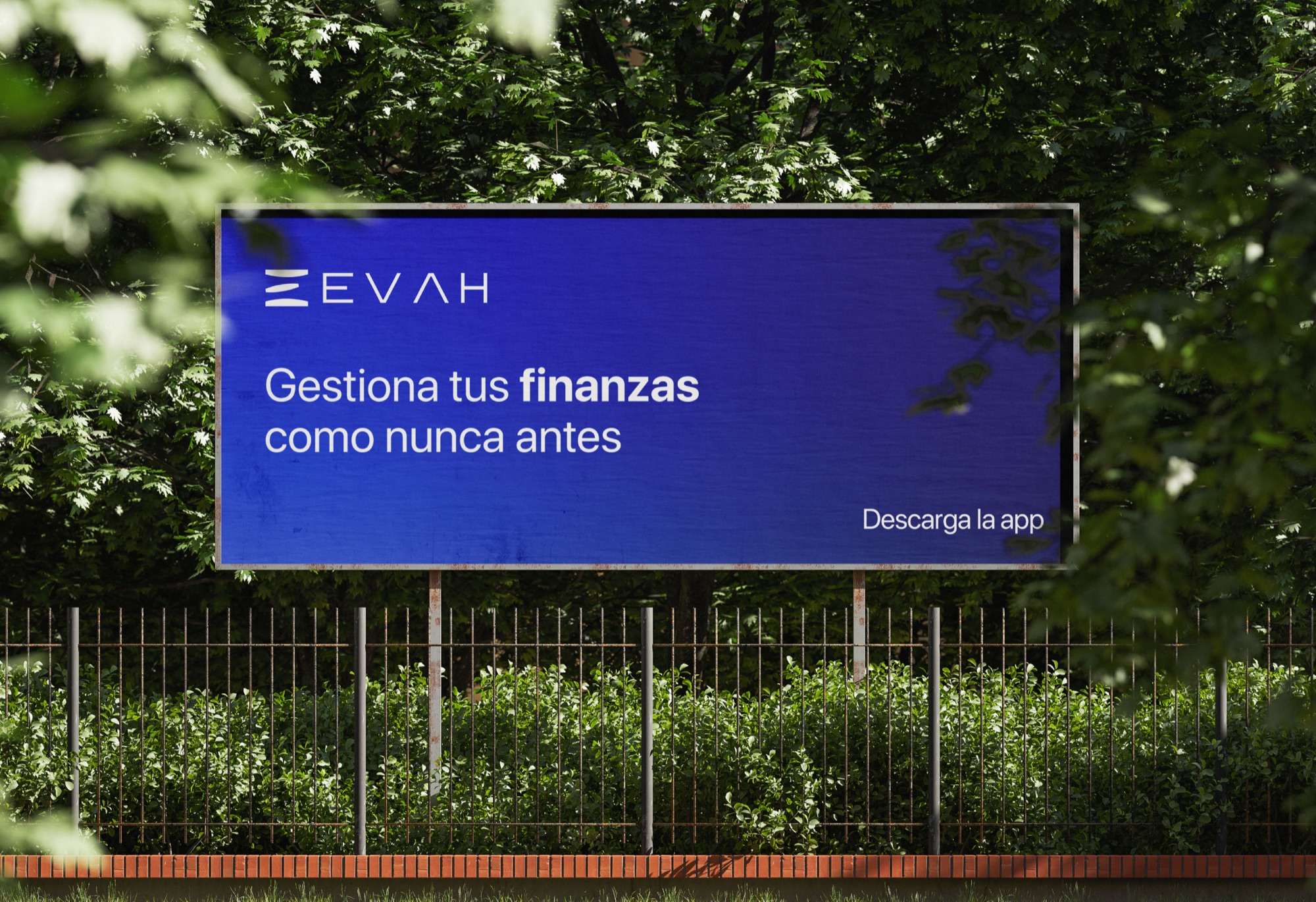 EVAH — identidad de marca y campaña para una fintech con IA