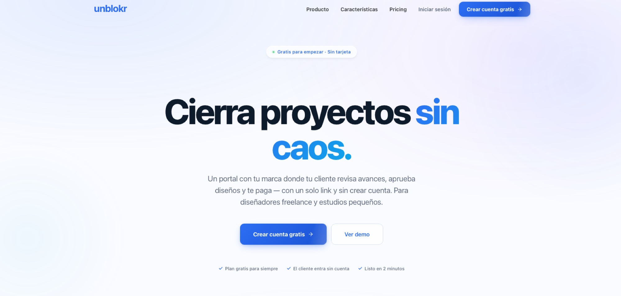 Unblokr — marca y producto digital de un SaaS
